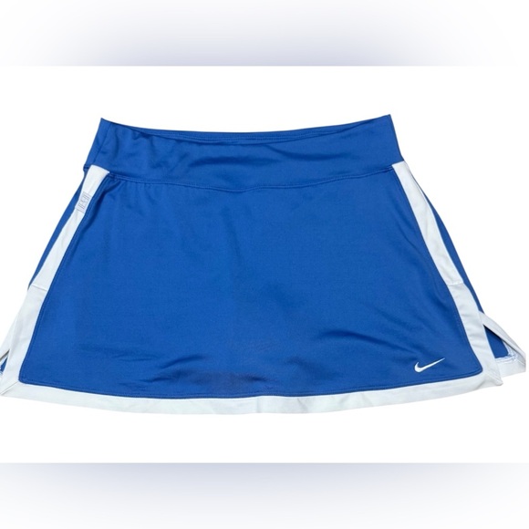 Nike Court Dri-Fit Women's Tennis Pickleball Skort Blue White Sz Small Like New - Picture 1 of 10